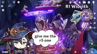 GENSHIN IMPACT | R1 Widsith Buff Comparison for Mona
