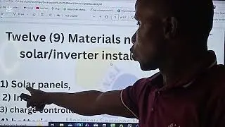 Basic technical Design, installation and maintenance training on solar and inverter system 