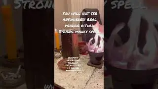 You will not see anywhere! Real voodoo ritual. Strong money spell #money #Shorts #Shots #shortsvideo