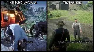What Happens If You Kill Bob Crawford's Son And Return to Him The Next Day? - RDR2