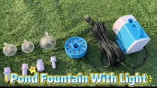 Fountain Pump with Light Show