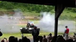 2012 Saddle Butte Machine Gun Shoot - M18 Hellcat Tank Main Gun Firing