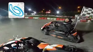 Friendly Racing with Thano with 390cc at Kartland, Palini