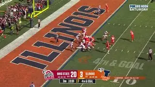 Aidan Laughery Finds the End Zone vs. Ohio State | Illinois Football