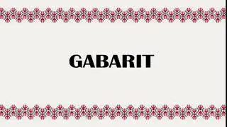 GABARIT (definiție DEX)