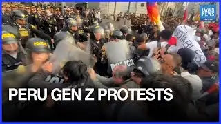 Peru&rsquo;s Gen Z Protesters Confront Police in Lima Over Pension Reforms and Crime Concerns | Dawn News