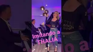Fatima Florez Imitando a Thalia!!!! IMPERDIBLE