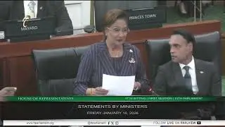 Prime Minister Kamla Persad-Bissessar: Parliamentary Contribution January 16 2026