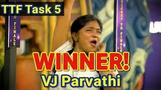 Bigg Boss Tamil Season 9 | Ticket To Finale Task 5 Winner - VJ Parvathi