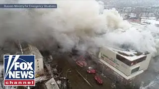 Massive fire at Russian mall leaves dozens dead