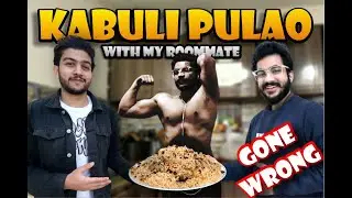 Cooking Kabuli Pulao With My Roommate Gone Wrong! | Chest & Shoulder Workout