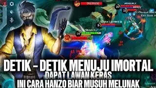 CARA HANZO LAWAN FREDRINN HERO KERAS, AUTO NGAMBEK CORE KALO DIRUSUH TERUS #mobilelegends 
