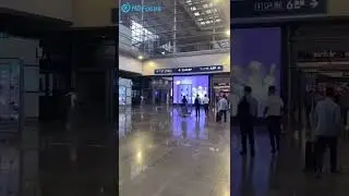 Application of 3D hologram fans in shopping malls #hdfocus #hologram