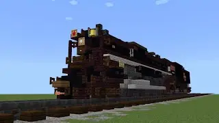 Minecraft Train Tutorial: Milwaukee Road Northern 261 Steam Locomotive
