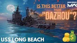 USS LONG BEACH ONLY 700 AC🔥 #modernwarships #usslongbeach #longbeach #gaming #bestship #bestgameplay