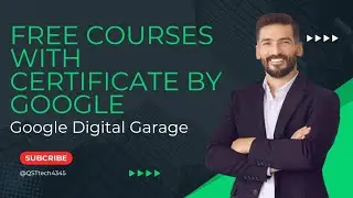 Free courses with certificate by google || google digital garage