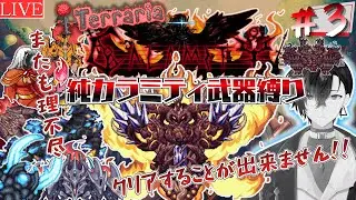 ＃３▶▷Terraria Calamity◁◀ゲームが下手くそでもカラミティ武器縛りでクリアできるのか！？【蒼月ある／Vtuber】