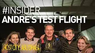 Solar Impulse Airplane: Andre Borschberg's Training Flight Abu Dhabi - #Insider