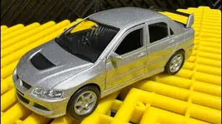 Unboxing Mitsubishi Lancer Evolution 8 1/32 Grey