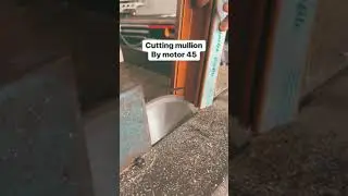 💥cutting mullion by मशीन कटर🤯😱😨#upvc #upvc_windows #upvcsdoors #trending #viral #ytshorts #factory