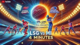 LSG vs MI: 4-Minute IPL 2025 Match Highlights &ndash; Action-Packed Recap @DesiBoundaries