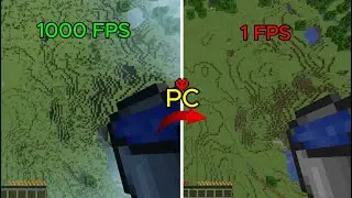 I Tested Water Bucket MLG From 1000 FPS to 1 FPS in Minecraft