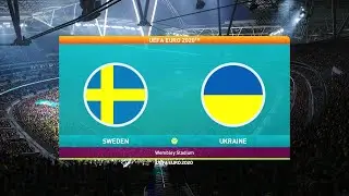 ⚽ Швеция против Украины ⚽ | Евро-2020 (29.06.2021) | PES 2021