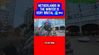 Only the Brave Visit The Netherlands in Winter ❄️🇳🇱 #vlog #shorts #winter #fyp #foryou  #travel