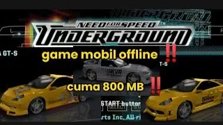 NFS UNDERGROUND OFFLINE || MAIN DI PPSSPP || DISINI DOWNLOAD NYA ⬇️⬇️