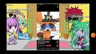 security breach react to freddy x monty