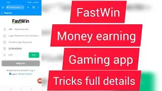 FastWin How to earn money in gaming app fast parity tricks Tamil #fastwinapp #fastwin