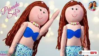 🔴Cómo PONER EL PELO a Las Muñecas de Trapo, Fácil con Artemaníacos Técnica 2