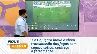 TV Paju&ccedil;ara inova e eleva transmiss&atilde;o dos jogos com campo t&aacute;tico; conhe&ccedil;a a ferramenta