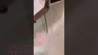 Spuma de baie vegana Inuwet cu parfum de flori de portocal #bathtime