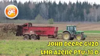 Spreading Manure 2025 | John Deere 6420 & LMR Azene PTU-18 D