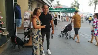 Morning Walk Cafés and Shops Roses Costa Brava August 2021
