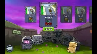 Jugando la aventura2 de pvz1 capitulo28 de pvz1 video numero28 del canal {Esteben el crack 555😎}💚👽👽.