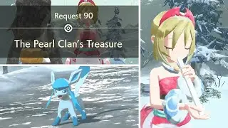 Request 90 | The Pearl Clan's Treasure | Irida | Glaceon | Globe | Pokemon Legends: Arceus | PLA