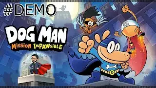 Dog Man: Mission Impawsible (Nintendo Switch) #Demo  - Jogo Simples, Porém Divertido?