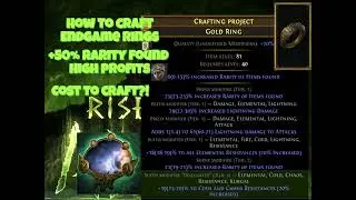 POE2: How To Craft Endgame Rings - High Profits