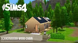 Modern Scandinavian Cabin // The Sims 4 Speed Build