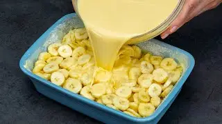 Každý hledá tento recept! Banánový dezert, který se rozpustí v ústech!
