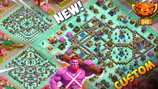 CHAMP 1 & 2 ONLY 1 STAR CWL Anti Throwers Best Th18 War base Link. | Th18 Push Base Link TH18 