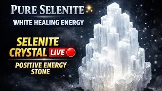 Selenite Crystal Live Show 🌙 | Pure White Healing Energy