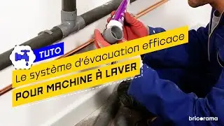 Comment créer une évacuation pvc pour une machine à laver ? Bricorama