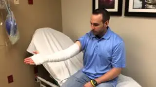 Long arm posterior splint