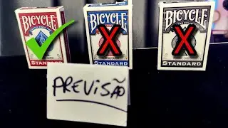 PREVISÃO DUPLA | Aprenda Esta Mágica Incrível Com BARALHO (MÁGICA FÁCIL)
