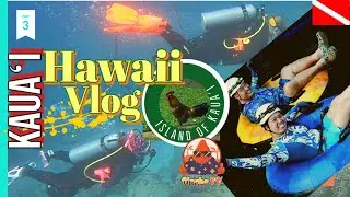 KAUAI Day 3 Vlog First time on a Underwater Scooter & TUBING Adventures 🌴