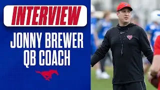 Preston Stone ready to take the reins for SMU Football | Jonny Brewer talks SMU QBs in fall camp