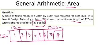 QTS Numeracy: Length of a piece of fabric